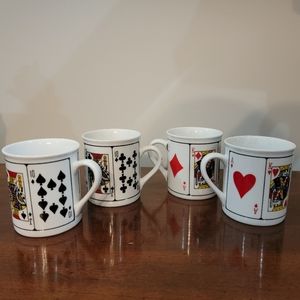 Poker coffee mugs